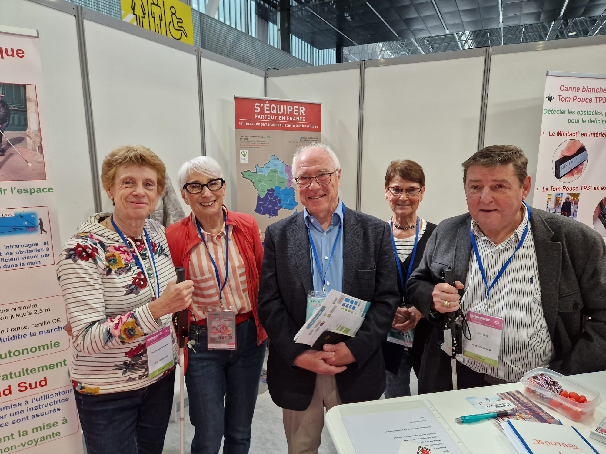 Photo sur le stand du salon 2024